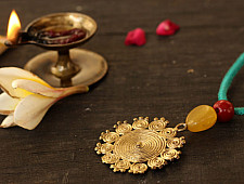 आराधना | Aradhana ✺ Brass Necklace { 4 }